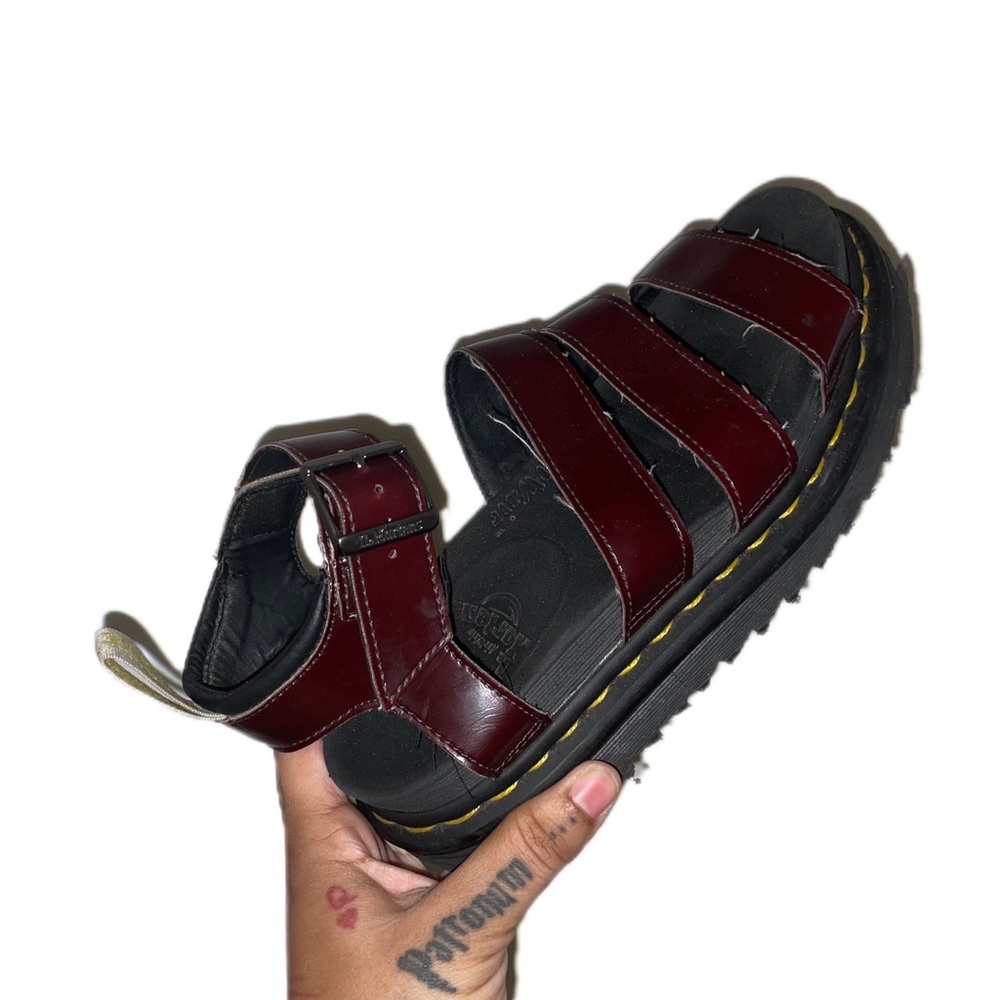 DR MARTINS WOMAN BLAIRE SANDAL - RED